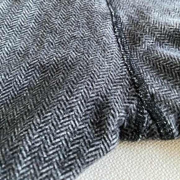 VINTAGE LULULEMON Wunder Under Pant Herringbone Black Swan / Black Size 6 - Picture 9 of 9